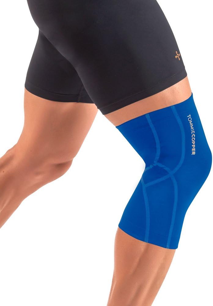 Tommie Copper Performance Compression Knee Sleeve l Knee Brace for Joint Support l Men and Women