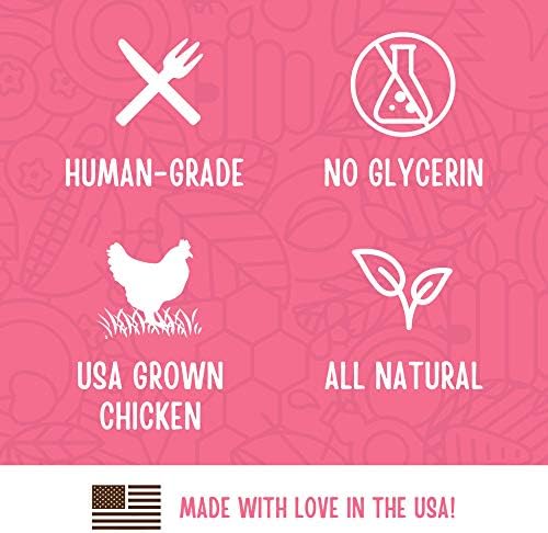 Full Moon Chicken Strips Healthy All Natural Dog Treats Human Grade Made in USA Grain Free, 1.5 Pound (Pack of 1) | Human Grade, No corn, No wheat, No soy, Glycerin Free, Made in the USA