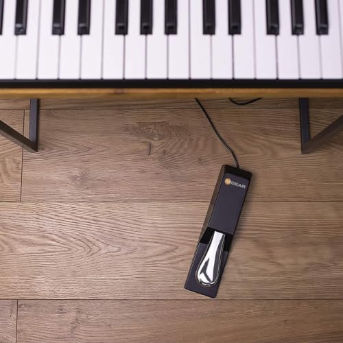 M-AUDIO EX-P Keyboard Expression Pedal | Universal Expression Pedal for MIDI Keyboards, MIDI Controllers, and Supported Guitar Effects Pedals