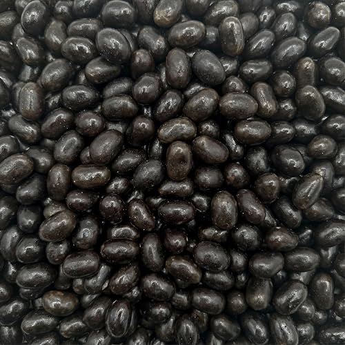 Black Licorice Jelly Beans, Classic Licorice Candy, 2 Lb Bag | Old Fashioned Candy, Chewy Candy