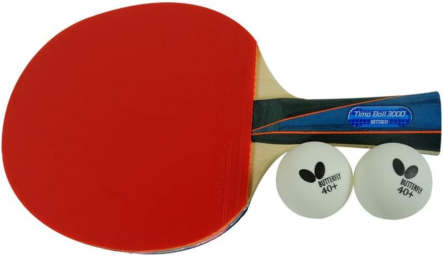 Butterfly Timo Boll Shakehand Ping Pong Paddle - Good Speed And Spin With Superb Control - Japan Series - Recommended For Beginning Level Players - International Table Tennis Federation Approved