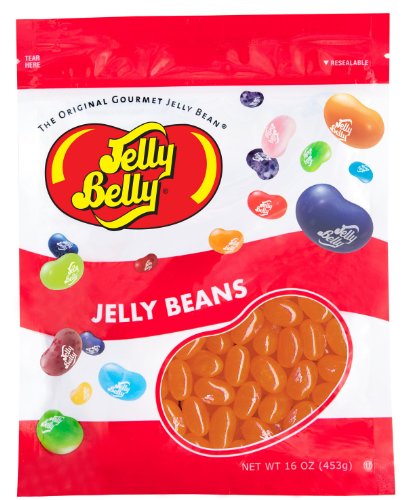 Jelly Belly Sunkist Orange Jelly Beans - 1 Pound (16 Ounces) Resealable Bag - Genuine, Official, Straight from the Source