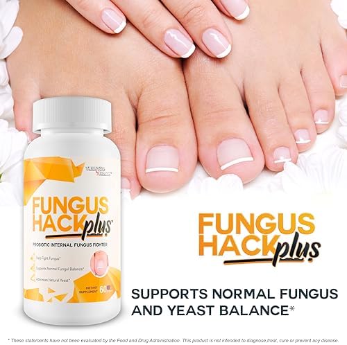 Fungus Hack Plus Probiotic Internal Fungus Fighter - Antifungal Probiotic - Nail Fungus Treatment - This Toe Fungus Treatment is Designed to Balance