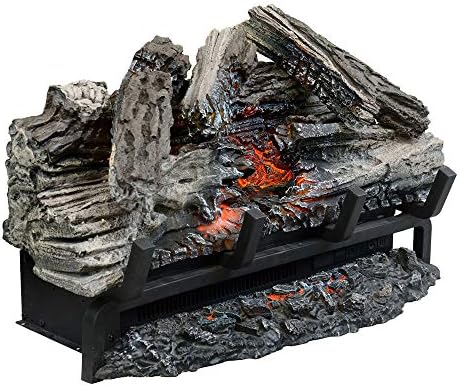 Napoleon Woodland 27 - NEFI27H - Electric Log Set, Electric Fireplace, 27-in, Hand Painted Realistic Logs, High Intensity LED Lights, Realistic Fire, Glowing Logs, Fireplace Insert, Remote Included