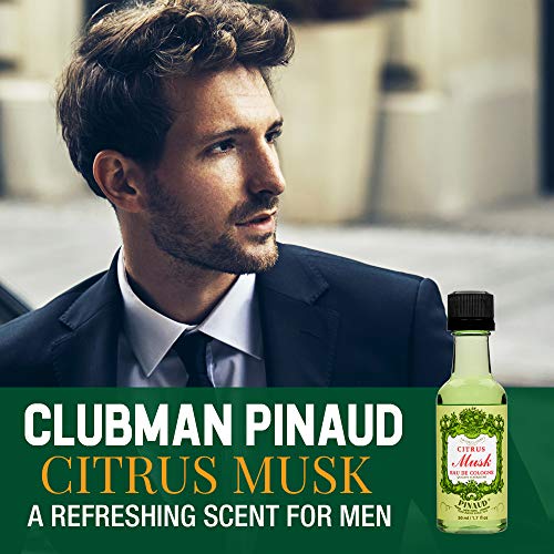 Clubman Pinaud After Shave Lotion, Soothes Skin After Shaving With Masculine Fragrance 1.7 fl. Oz x 2 packs