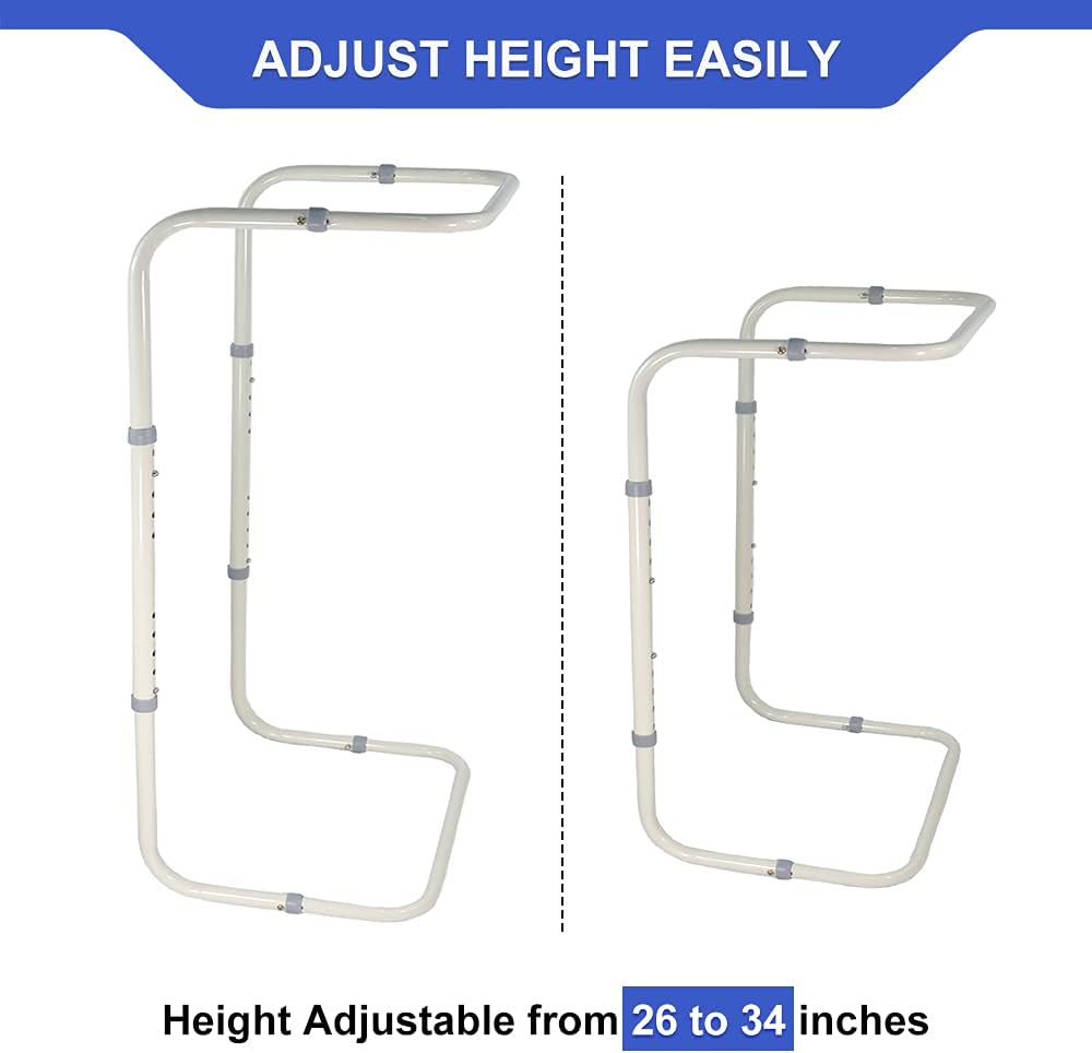 Zelen Blanket Lifter for Feet Lift Bar Sheet Riser Foot Tent Blanket Support Holder 26-34'' Adjustable Bed Cradle Assistance Device Hospital Bed