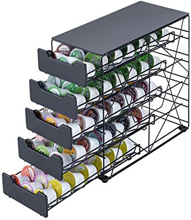 k cup Holders for Counter Small for Keurig k-cup Holder for mr Coffee for Tea (105 pods-5 tiers)