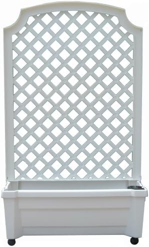 Exaco 1.416Green Calypso Trellis, Green planters
