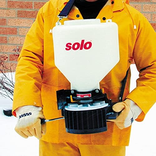 SOLO Inc 421 20-Pound Capacity Portable Chest-Mount Spreader with Comfortable Cross-Shoulder Strap - 421S, White, 20lb