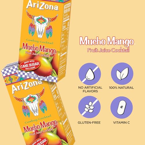 AriZona Fruit Punch, Juice Boxes | Cane Sugar | 6.75 fl oz (32 Pack)