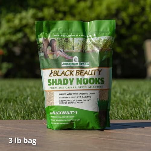 Jonathan Green (11960) Black Beauty Shady Nooks Grass Seed - Cool Season Lawn Seed (25 lb)
