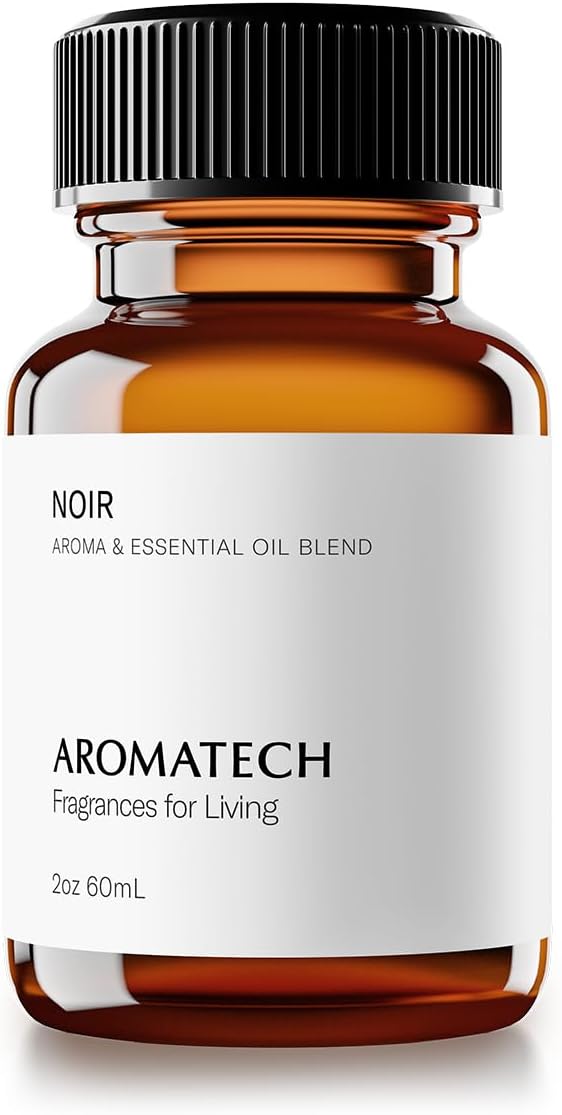 AromaTech Noir Premium Aroma Oil – Bold & Luxurious Home Fragrance with Notes of Cedarwood, Musk, Fig & Black Tea for Scent Diffusers, Cold-Air and UltraSonic Scent Machines (10 mL)