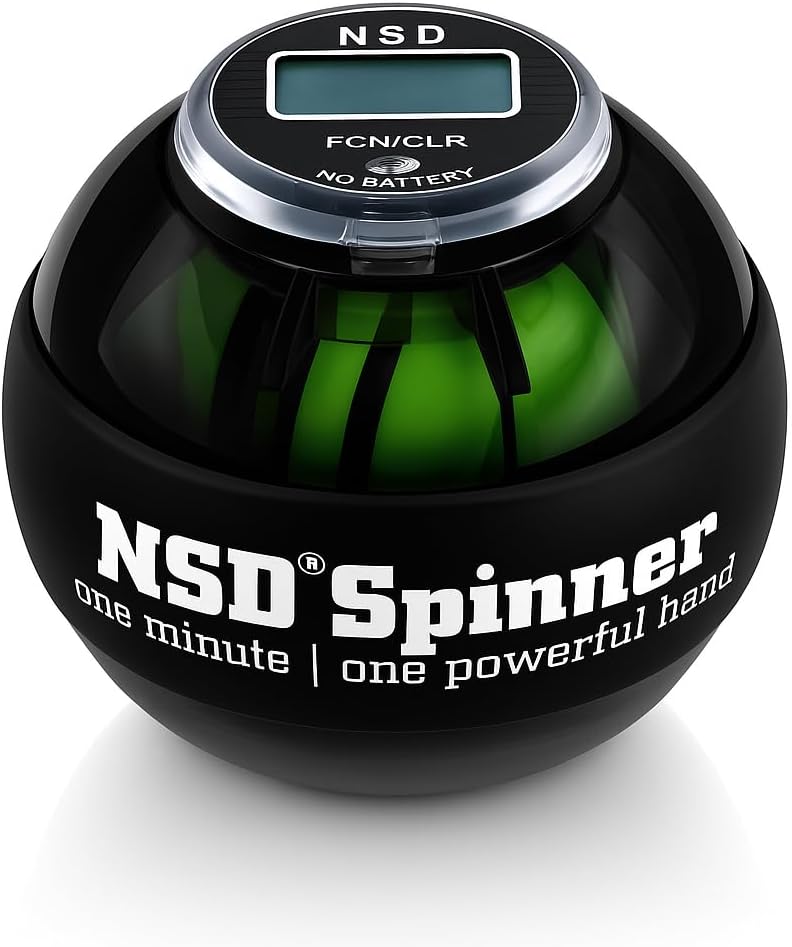 Manual Thumb Wind Start NSD Spinner Gyro Ball with Counter – Up to 18