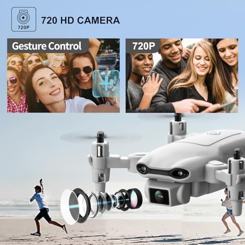 4DV9 Mini Drone with 1080P HD Camera for Kids Live Video RC Quadcopter for Adults Beginners Toys Gifts, Altitude Hold, Waypoints Functions