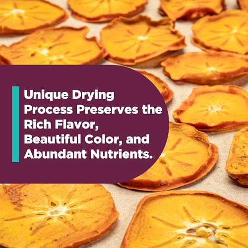 Organic Dried Persimmons from Bella Viva Orchards, 1 Lb. Bag