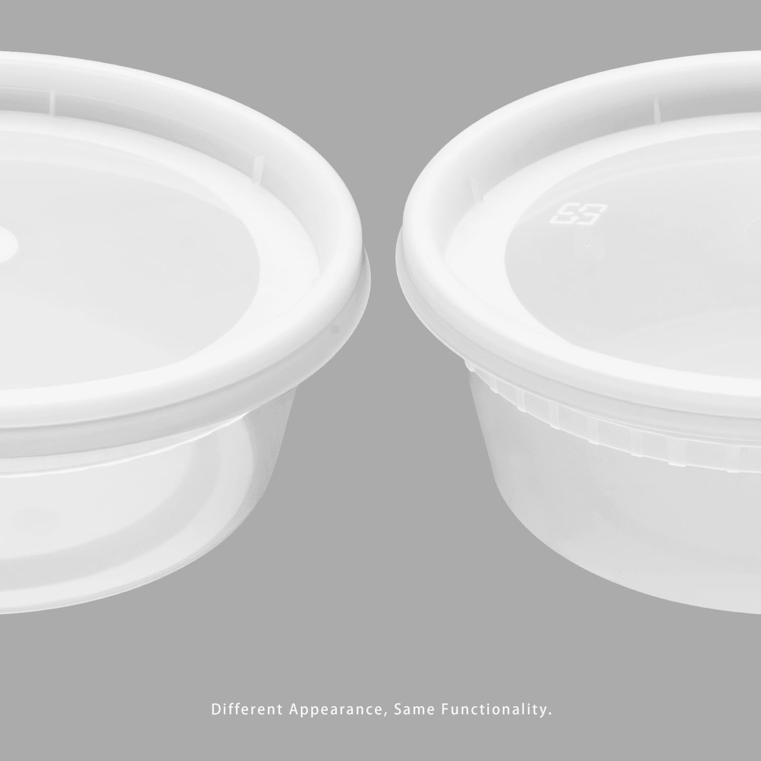 Karat [32oz - 240 ct] Clear PP Injection Molded Round Deli Containers with Lids (FP-IMDC32-PP)