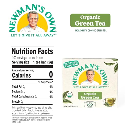 NEWMANS OWN ORGANICS Organic Royal Green Tea, 40 CT