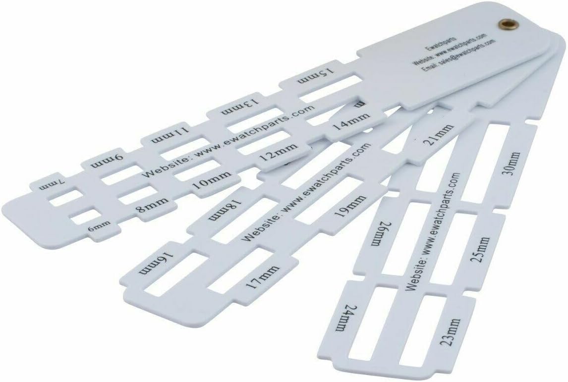 Ewatchparts Watch Band Strap & Lug Measuring Ruler Gauge Compatible with 6mm to 30mm Tool Compatible with Invicta