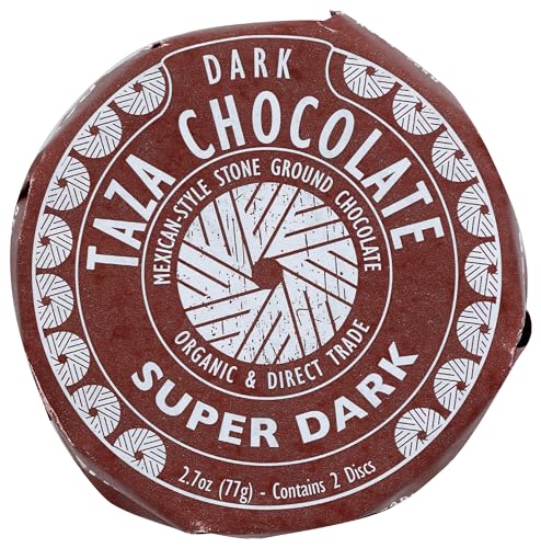 Taza Chocolates, Disc Chocolate Super Dark, 2.7 Ounce