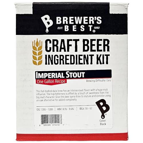 Brewer's Best One Gallon Home Brew Beer Ingredient Kit (Imperial Stout)