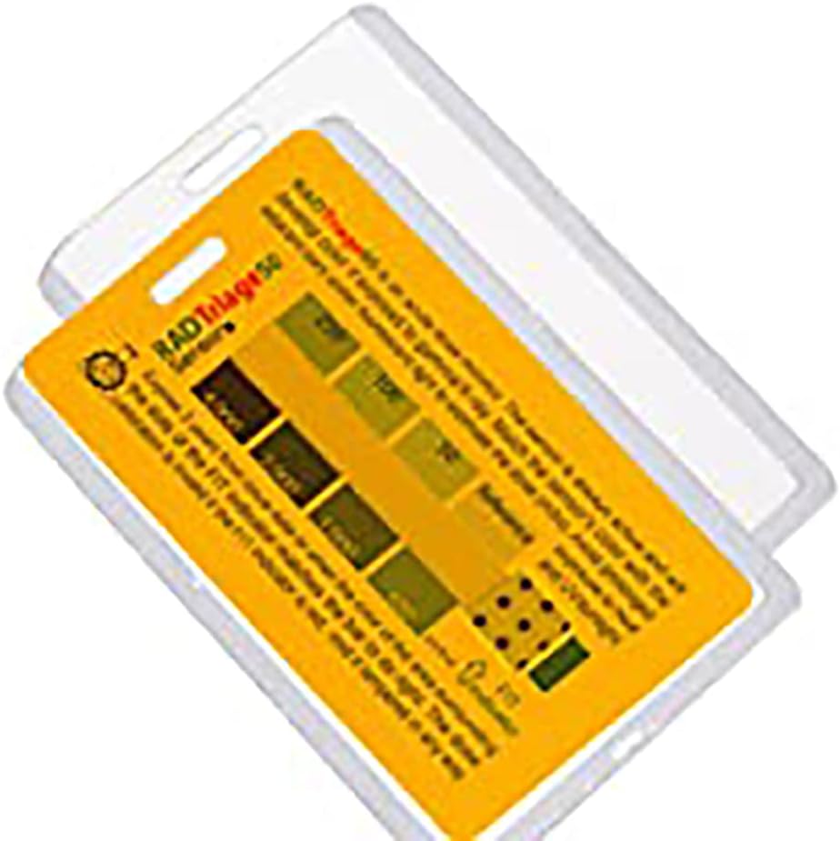 RADTriage FIT Personal Radiation Detector for Wallet or Pocket, Nuclear Radiation Detector, Electromagnetic Field Radiation Detector