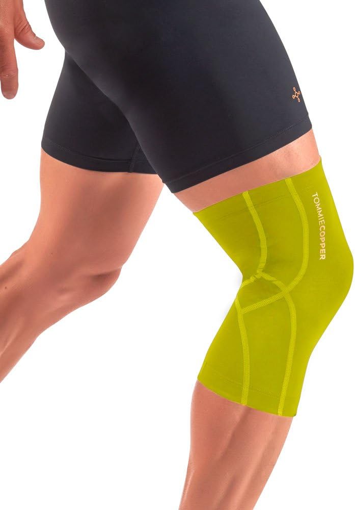 Tommie Copper Performance Compression Knee Sleeve l Knee Brace for Joint Support l Men and Women