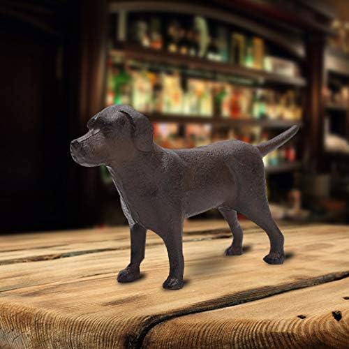 BRASSTAR Cast Iron Labrador Dog Statue Indoor Outdoor Decor