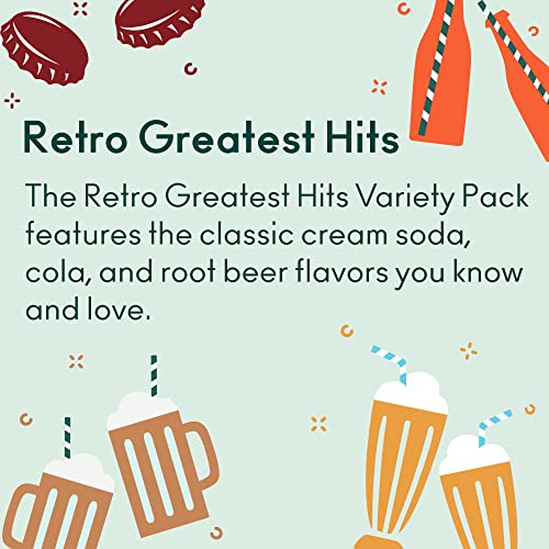 OLIPOP - The Sampler, 6-Flavor Soda Variety Pack, Healthy Soda, Prebiotic Soft Drinks, Supports Digestive Health & Gut Health, High Fiber, Low Calorie