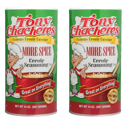 Tony Chachere's More Spice Creole Seasoning - 14 Ounce (2 Pack)