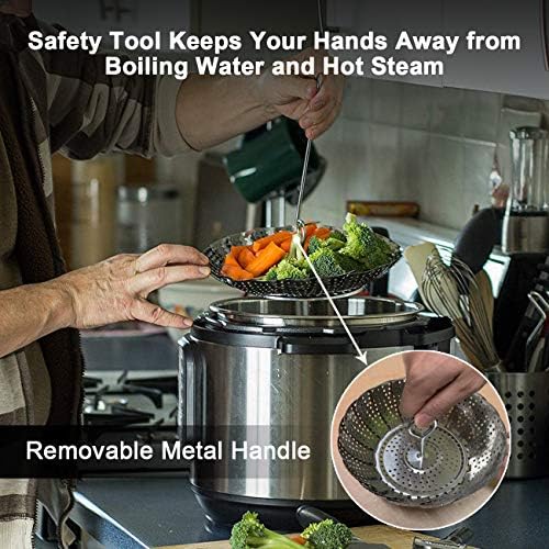 Stainless Steel Steamer Basket, Vegetable Steamer Basket for Instant Pot