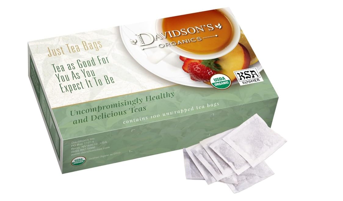 Davidson's Organics, Yerba Mate, 100-count Unwrapped Tea Bags