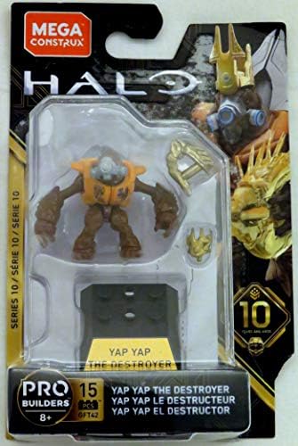 Mega Construx Halo Heroes Pro Builders Series 10 Yap Yap The Destroyer GFT42