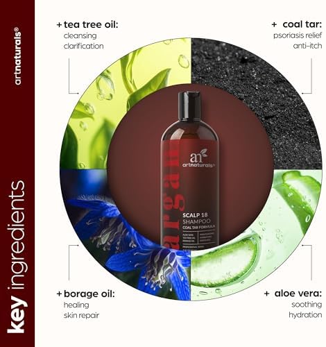 Artnaturals Therapeutic Argan Shampoo with Coal Tar, 16 fl oz