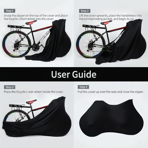 Premium Indoor Bicycle Cover for Strider 12 14x 2-in-1 Rocking Bike 2010-2026, High Stretch Bike Wrap, Keeps Floors and Walls Clean