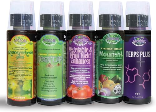 Microbe Life Hydroponics Premium Photosynthesis Plus to Grow Fruits, Vegetables, and Herbs, The Best Professional Big Bud Grow, Use with Any Feeding Systems Including Hydroponics or Soil, 16 Ounces