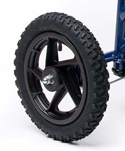 KneeRover Knee Walker 12 inch Replacement Pneumatic Wheel for All Terrain Knee Rover - Knee Scooter Accessory Part Includes Bearings Tire and Tube