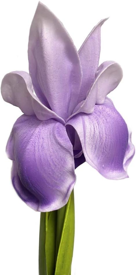 Angel Isabella Artificial Flowers - 16" Iris Artificial Flowers for Decoration in Wedding Flowers Bouquets, Flower Vases, Arrangements