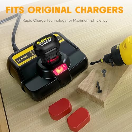 Fancy Buying 3000mAh 8V Li-ion Replacement for Dewalt 8v Battery Compatible with DCF680N1 DW4390 DCF680N2 DCF680G2 Cordless Power Tools