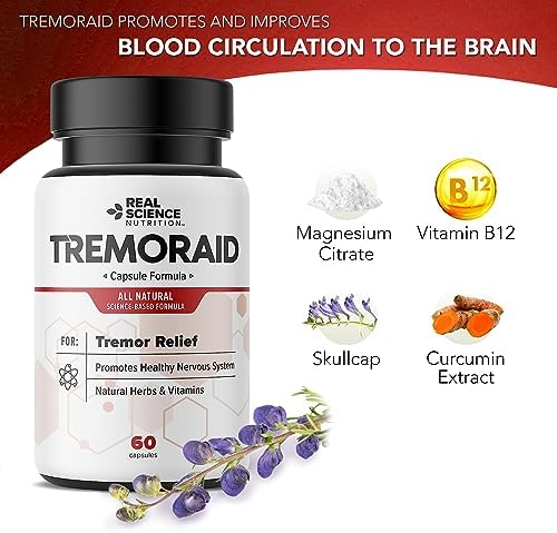 Essential Tremor Relief Supplements (60 Caps)* (3 Bottles)