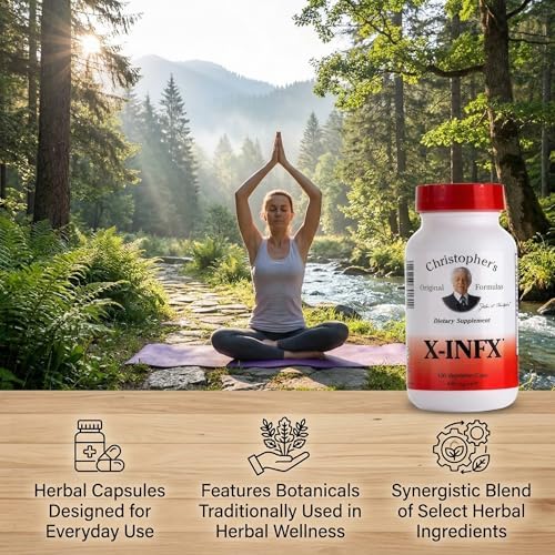Christopher's Original Formulas X-INFX Formula, Natural Immune Support, 2 Pack, 100 Caps Each