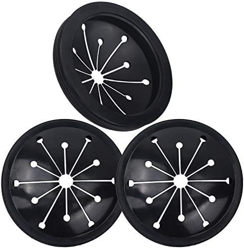 3 Pcs Garbage Disposal Splash Guards Sink Baffle Disposal Replacement Multi-function Drain Plugs food Waste Disposer Accessories for Whirlaway
