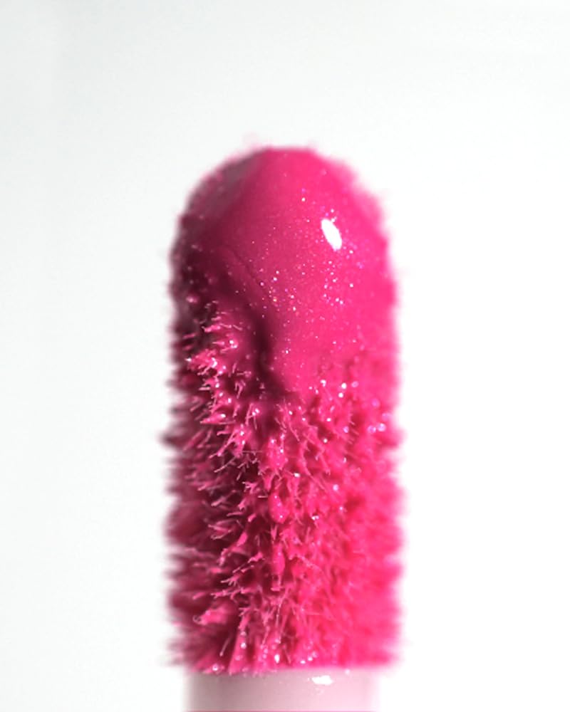 MODE Frosty Cotton Candy Pearly Pink Lip Lacquer Ultra Shine Lip Gloss IT'S A SIN Long Lasting Hydrating Creamy Color, Natural Moisturizing Skincare Fruit Oils, Cruelty Free, Vegan