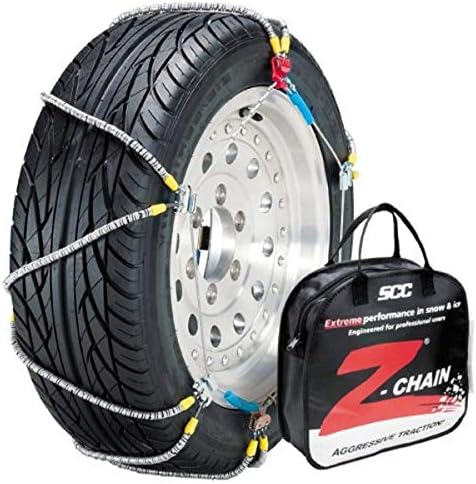 SCC Z-579 Z-Chain Extreme Performance Cable Tire Traction Chain - Set of 2