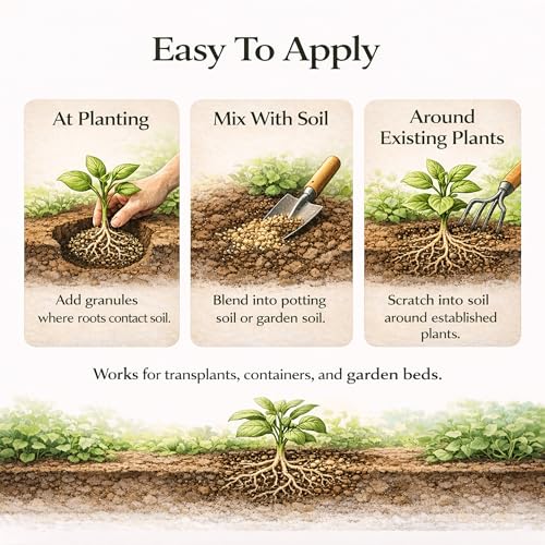Plant Success Organics Granular Mycorrhizal Fungi + Fertilizer, 1 lb