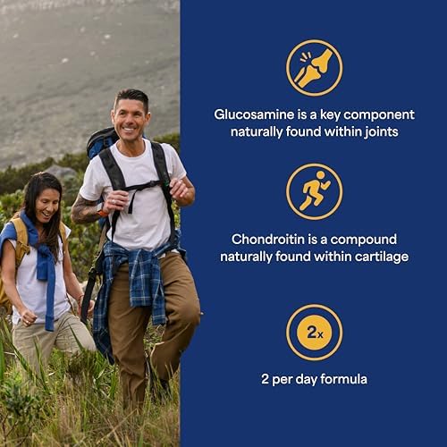 Puritan's Pride Glucosamine Chondroitin MSM, 360 Coated Tablets | Dietary Supplement for Joint Health, 6 Month Supply