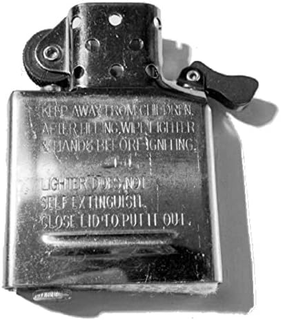 Zippo Silver Chrome Lighter Insert Only Replacement Windproof Insert | Ideal gift for birthdays, Father's Day, Christmas, Valentine's Day, weddings