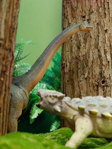 RECUR Jumbo Brachiosaurus Toys Large 20.5 Jurassic Toys Dinosaur Figure Toy Safe Odorless Hand-Painted Figurines for Kids Realistic Design Replica