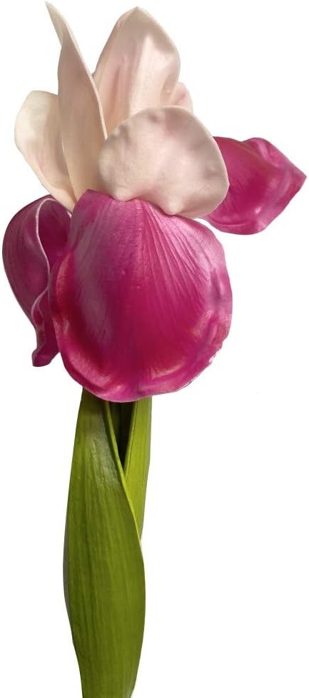 Angel Isabella Artificial Flowers - 16" Iris Artificial Flowers for Decoration in Wedding Flowers Bouquets, Flower Vases, Arrangements
