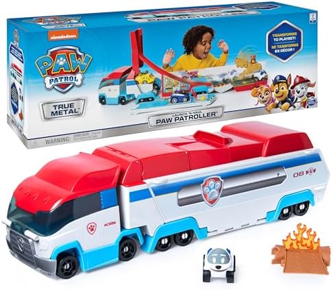 PAW Patrol Launch’N Haul PAW Patroller 2-in-1 Transforming Track Set | Transforming Team Vehicle, Action-Packed Track Set