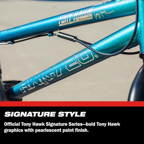 Dynacraft Tony Hawk 18-24 Inch Bike High-Performance & Durable, Perfect for Kids & Teens Learning BMX Tricks, Sturdy, Easy to Assemble, Ideal for Young Riders & Aspiring BMX Enthusiasts